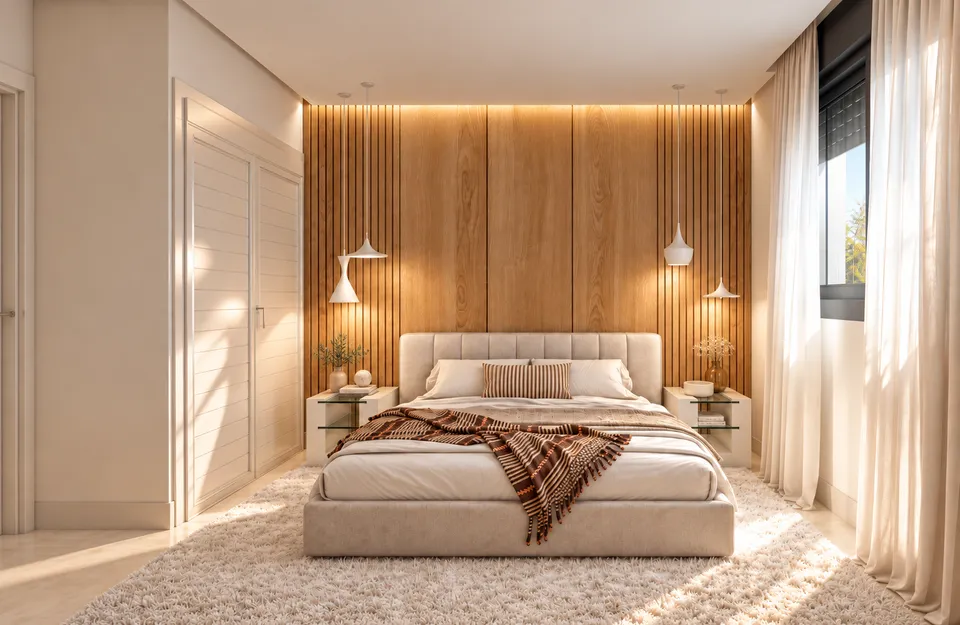 ABA Homes Playa II — dormitorio principal (infografía)
