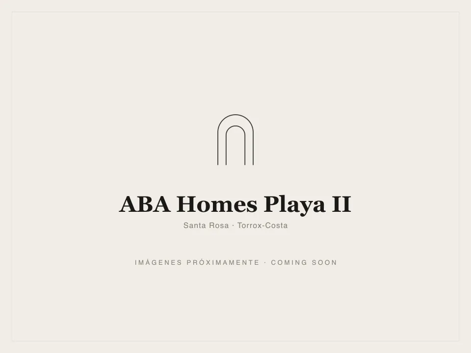 ABA Homes Playa II — imágenes próximamente