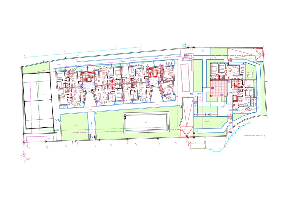 Ground floor of both phases · communal areas